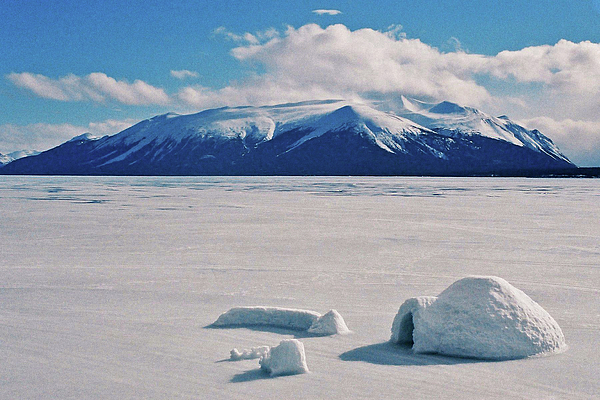 Igloo on Atlin Lake - BC by Juergen Weiss Igloo on Atlin Lake - BC by Juergen Weiss